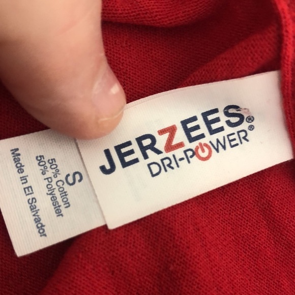 Jerzees dri power American smiling face shirt - Picture 5 of 7